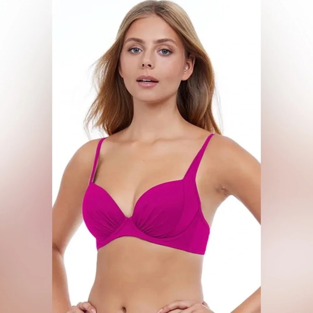 🎉LAST CHANCE🎉 Profile‎ by Gottex Tutti Frutti D-Cup Push Up Bikini Top